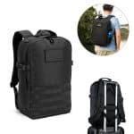 EDINBURGH BPACK. Mochila estilo militar em poliéster reciclado