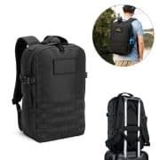 EDINBURGH BPACK. Mochila estilo militar em poliéster reciclado