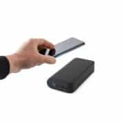 BECKER 20. Bateria portátil com carregador por indução super-rápido (20.000 mAh), em ABS 100% reciclado - Imagem 2